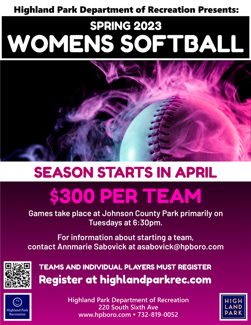 Highland Park Recreation Softball League (Women's)